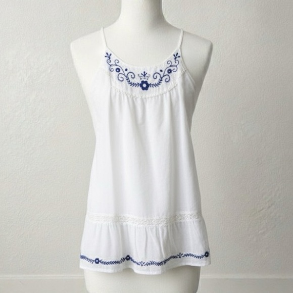 NWOT  Sheer embroidered - Picture 1 of 4